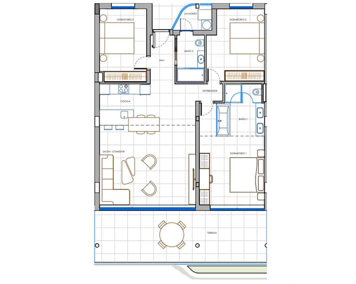 Apartamento de 3 habitaciones en Fuengirola en venta con piscina garaje - 765.000 € (Ref: 8414040)