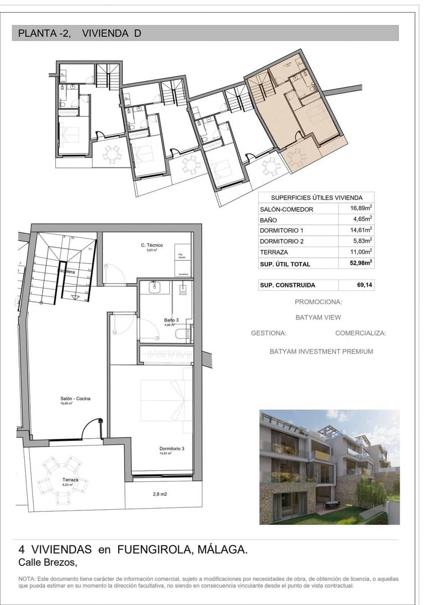 3 soveværelse Byhus til salg i Fuengirola med swimmingpool garage - € 479.000 (Ref: 8476687)