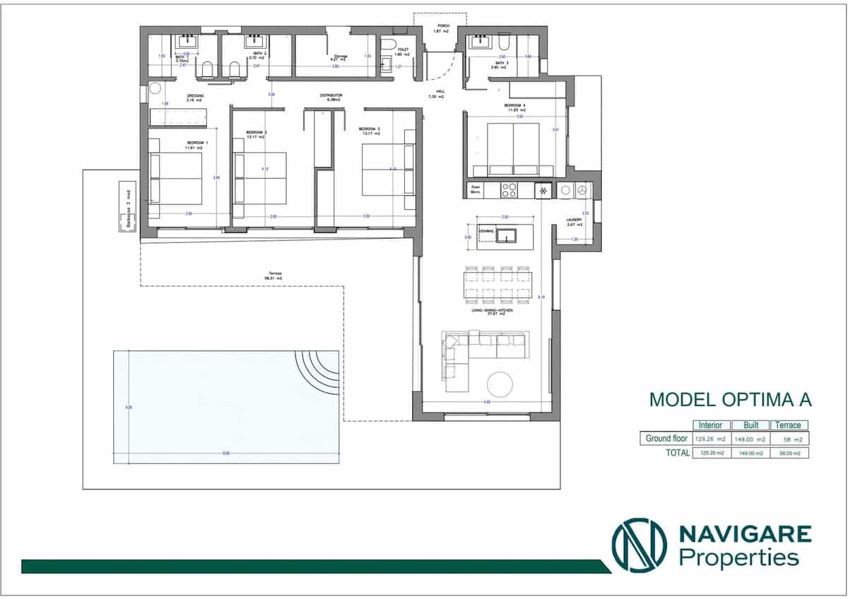 4 soveværelse Villa til salg i Mijas med swimmingpool garage - € 995.000 (Ref: 8900907)