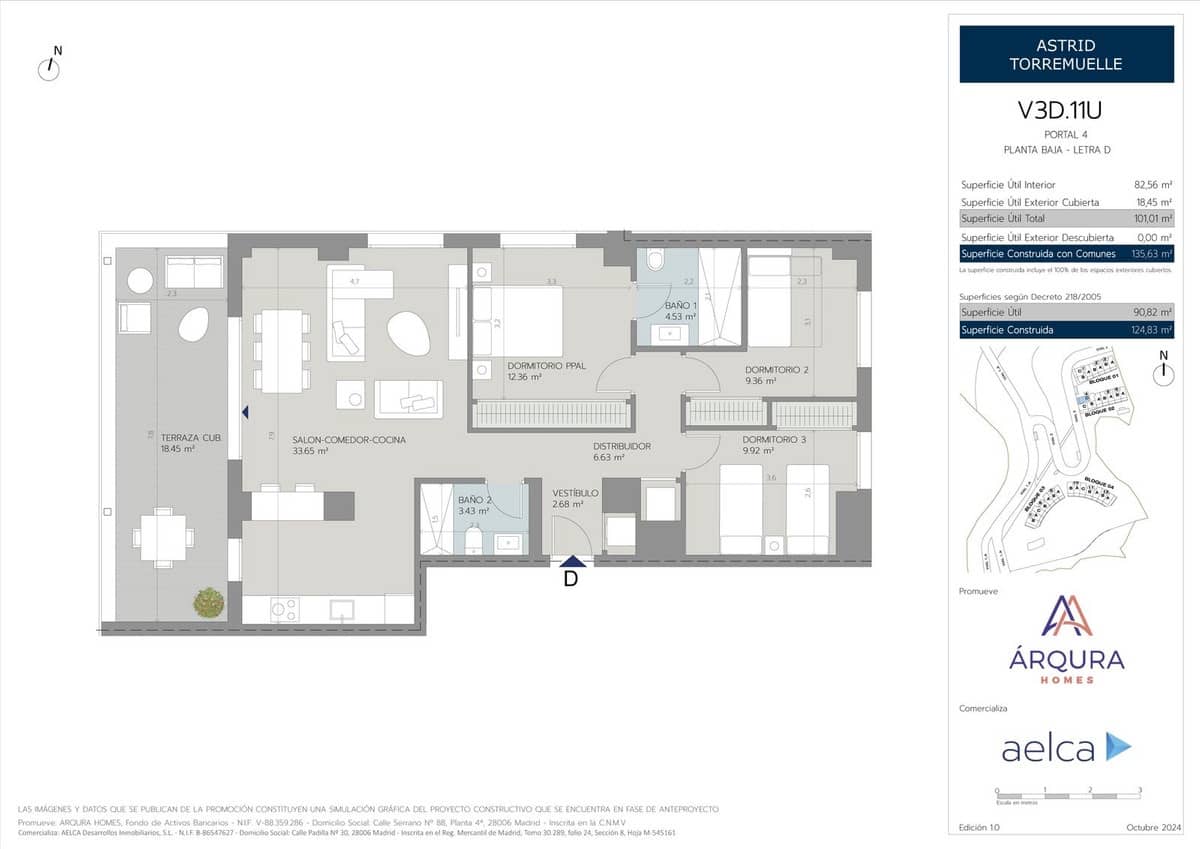 3 soveværelse Lejlighed til salg i Torremuelle med swimmingpool garage - € 494.000 (Ref: 8901608)