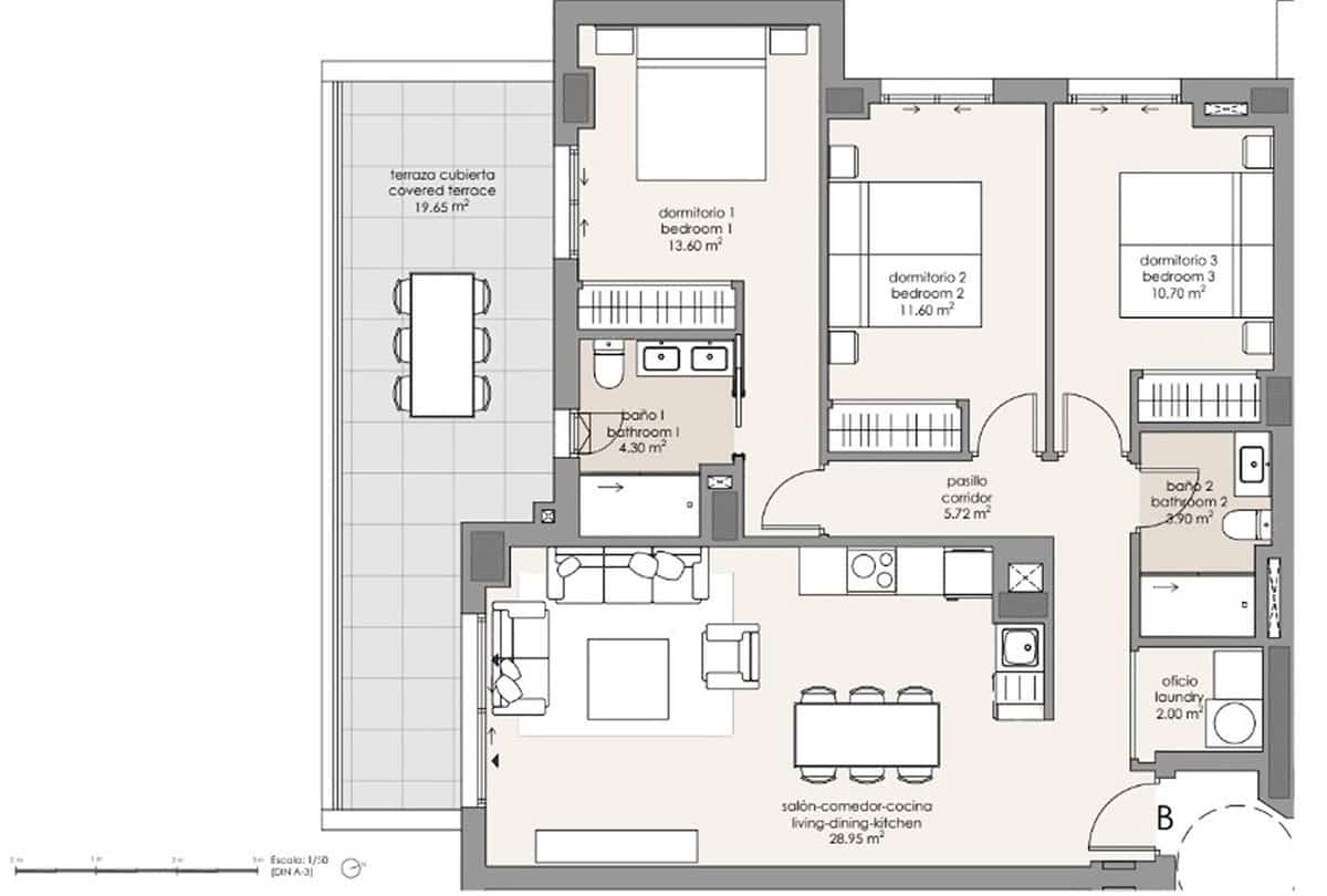 3 quarto Apartamento para venda em Mezquitilla com piscina garagem - 327 000 € (Ref: 9151046)