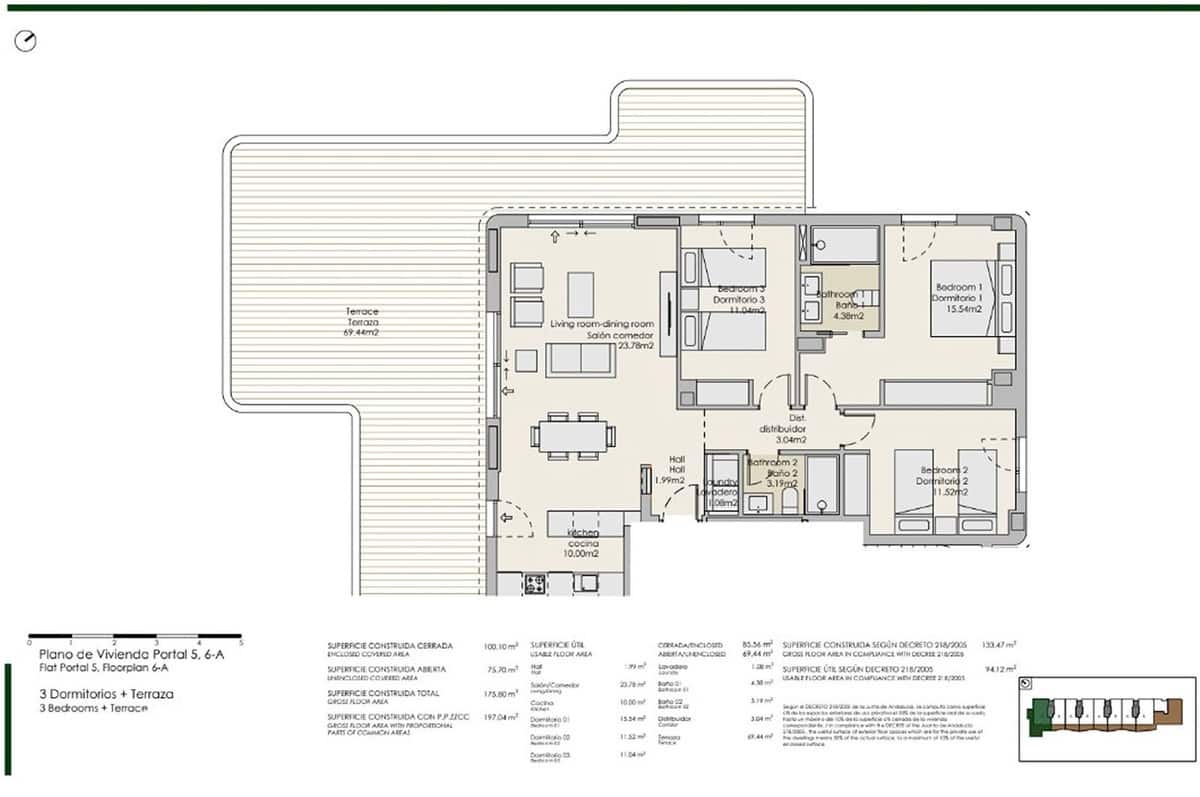 3 chambre Appartement à vendre à Torre del Mar avec piscine garage - 456 000 € (Ref: 9166605)