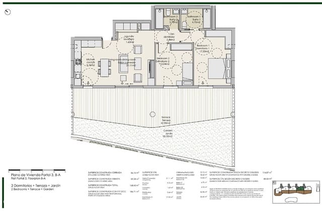 Apartamento de 2 habitaciones en Torre del Mar, Vélez-Málaga en venta con piscina garaje - 420.000 € (Ref: 9166606)