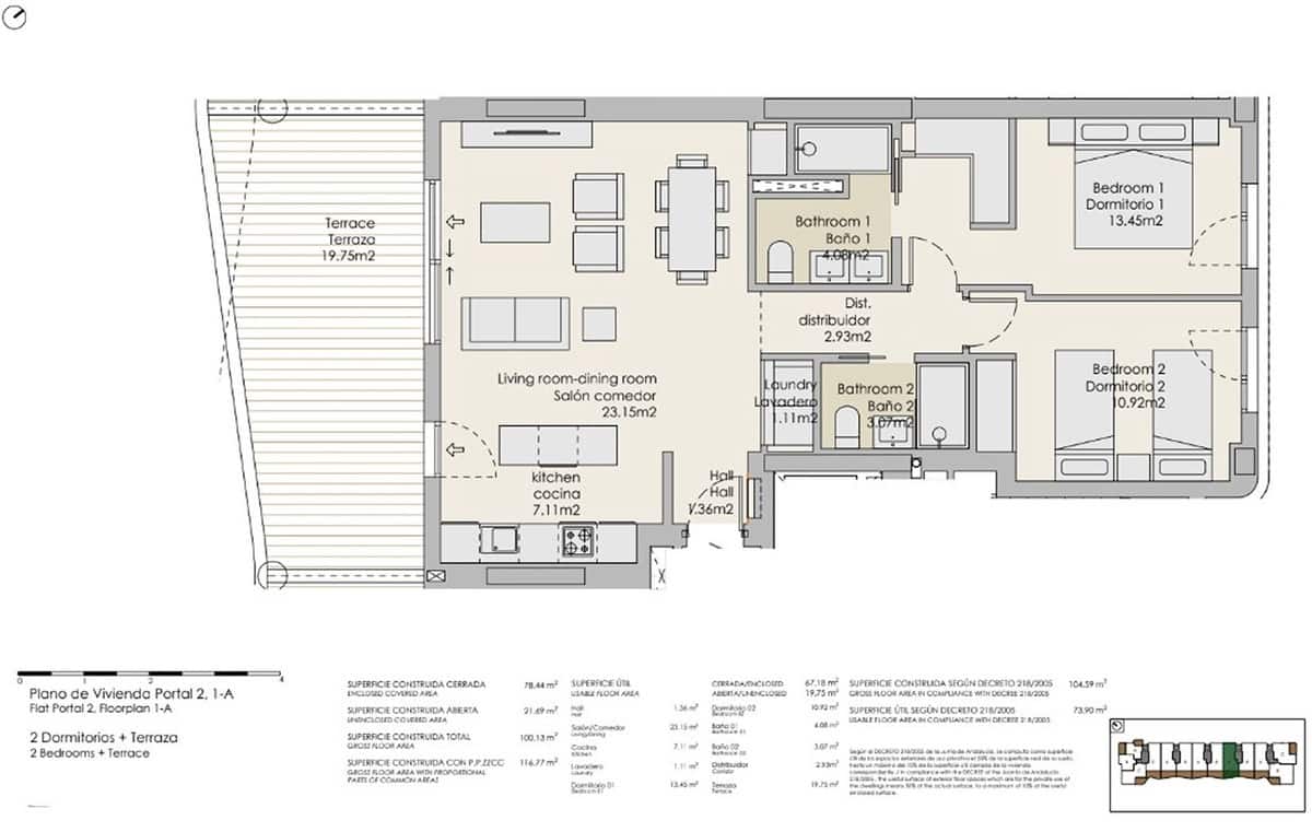 2 bedroom Apartment for sale in Torre del Mar with pool garage - € 371,000 (Ref: 9166607)