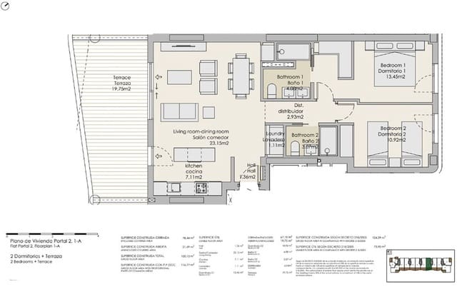 2 sovrum Lägenhet till salu i Torre del Mar, Vélez-Málaga med pool garage - 371 000 € (Ref: 9166607)