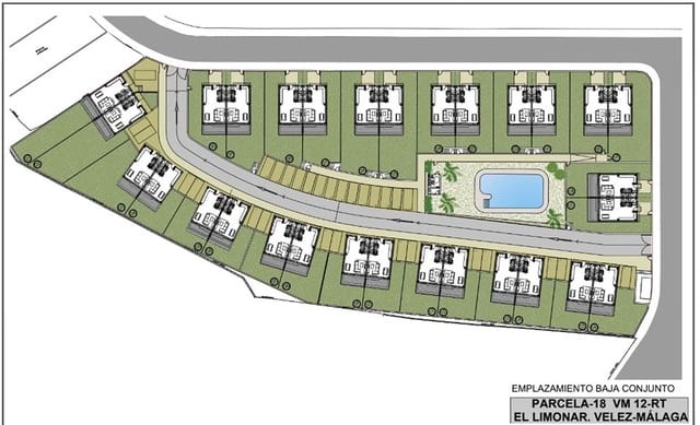 3 soveværelse Semi-Rækkehus til salg i Vélez-Málaga med swimmingpool garage - € 399.950 (Ref: 9218584)