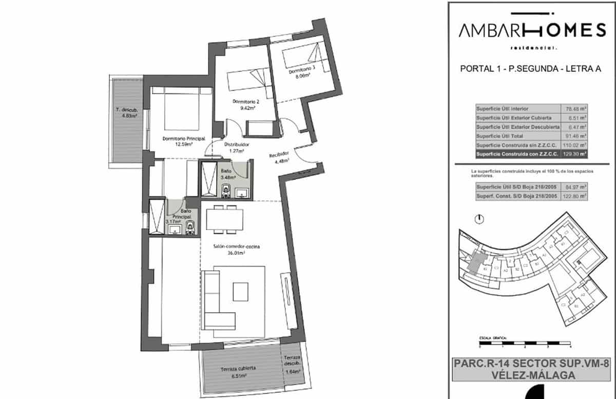3 soveværelse Lejlighed til salg i Velez-Malaga med swimmingpool garage - € 324.950 (Ref: 9218585)