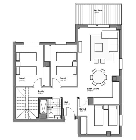4 sovrum Lägenhet till salu i Vélez-Málaga med pool garage - 379 950 € (Ref: 9331015)