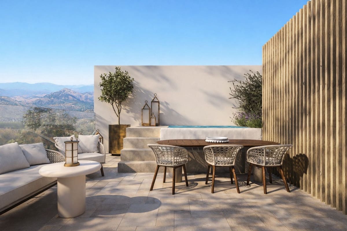 3 bedroom Townhouse for sale in Guaro with pool - € 725,000 (Ref: 9731387)