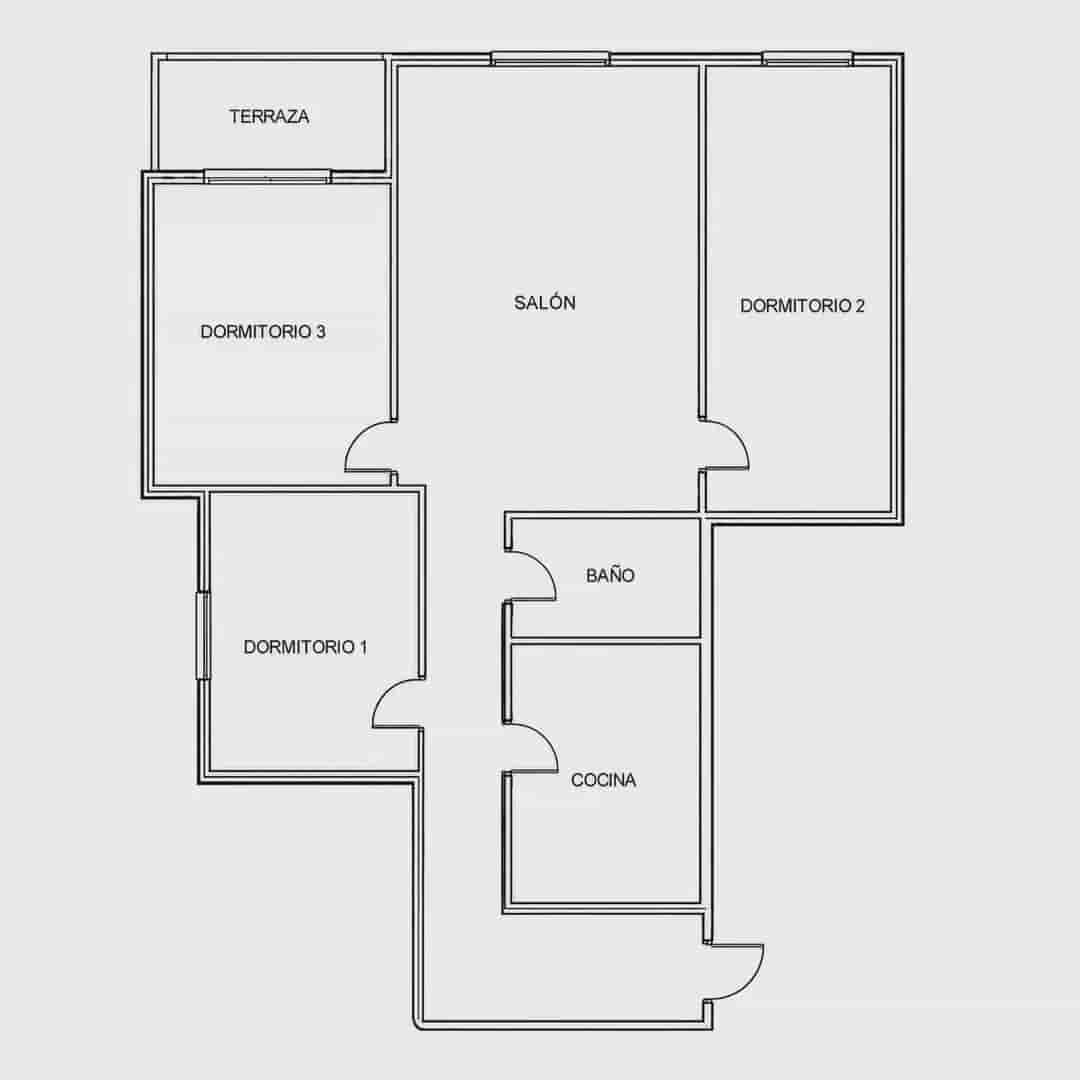 3 Zimmer Wohnung zu verkaufen in Granada Stadt - 195.000 € (Ref: 10016981)