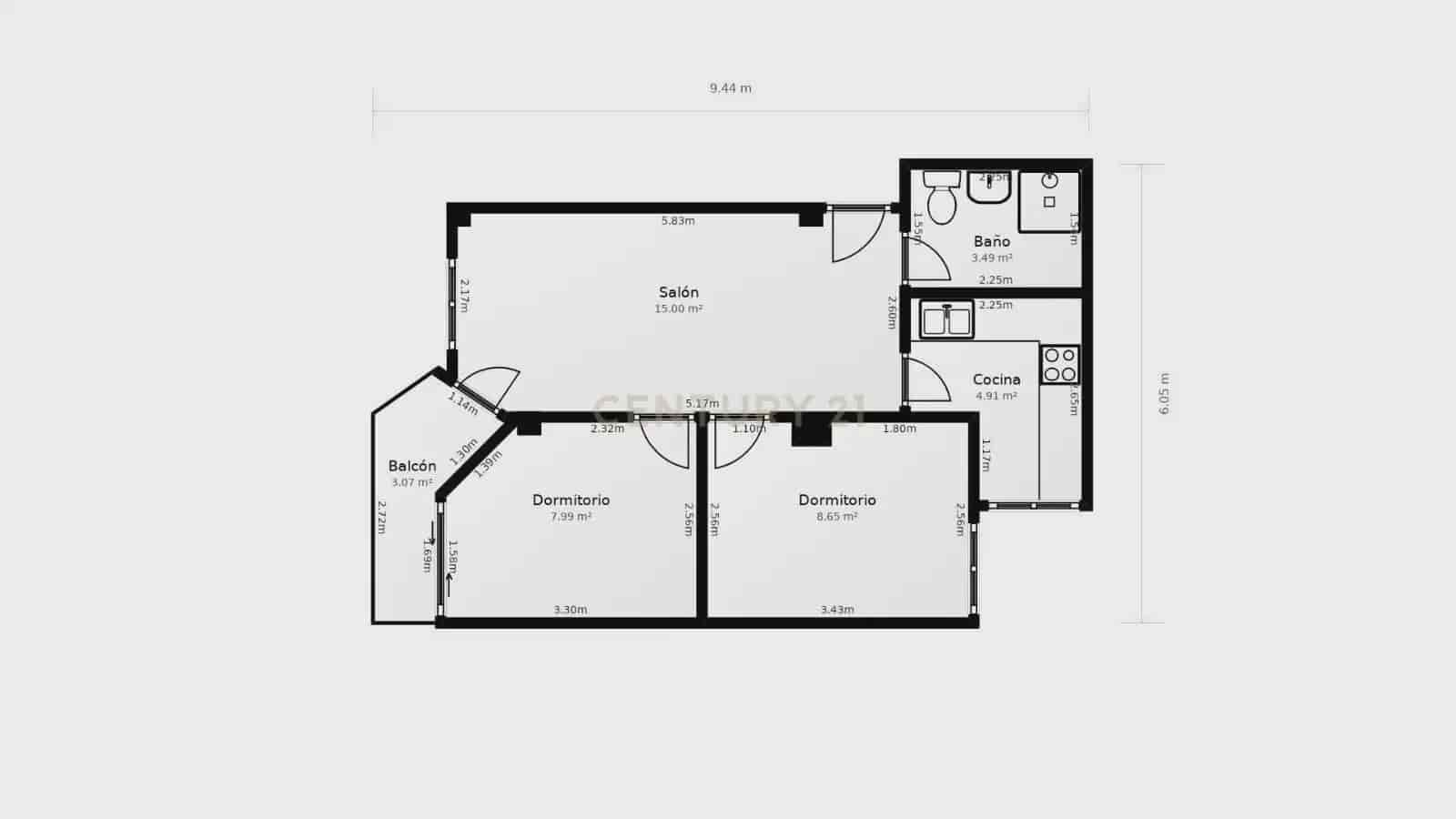 2 soverom Leilighet til salgs i Las Gabias med garasje - € 149 000 (Ref: 10185956)