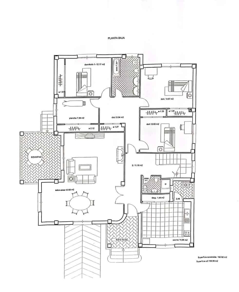 8 bedroom Villa for sale in Las Gabias with pool - € 690,000 (Ref: 9289727)