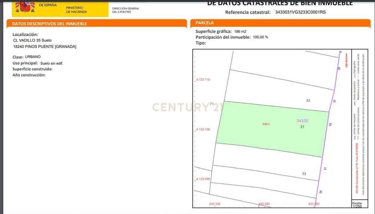 Byggegrund til salg i Pinos Puente - € 59.000 (Ref: 9289833)