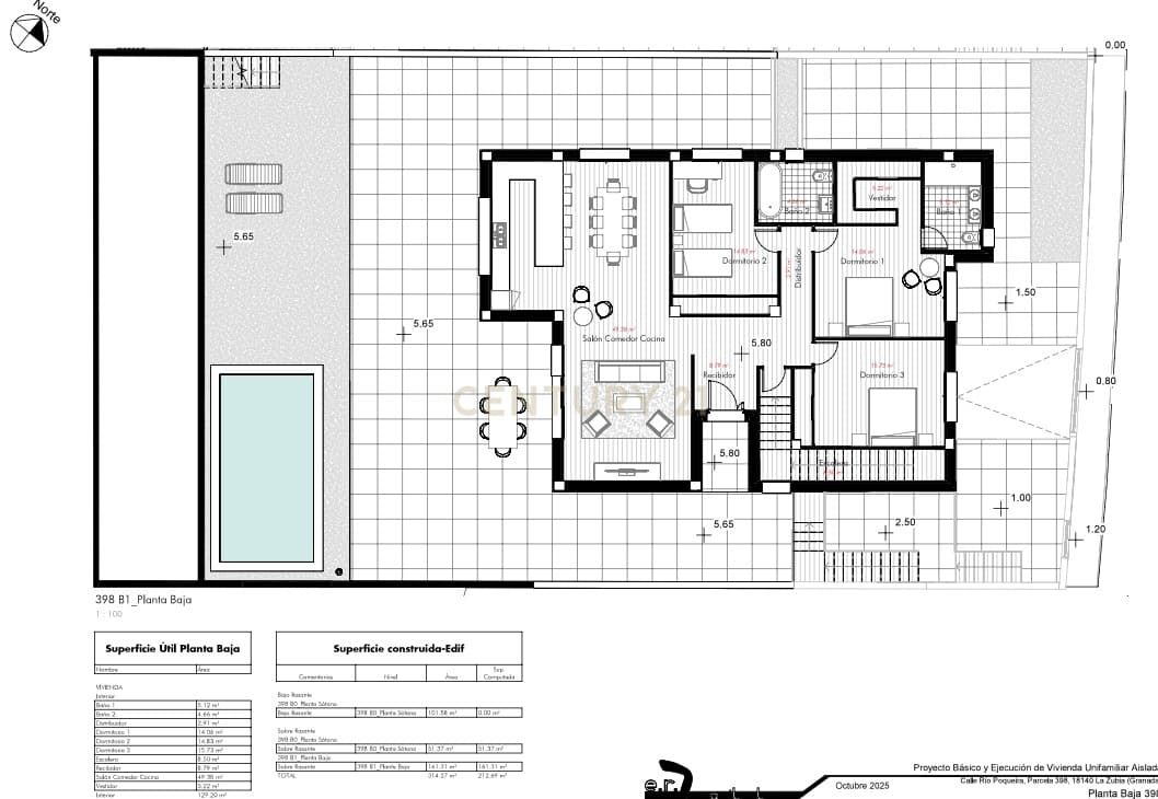 3 bedroom Villa for sale in La Zubia with pool - € 385,000 (Ref: 9480664)