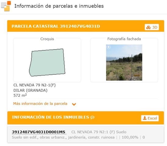Building Plot for sale in Dílar - € 87,260 (Ref: 9516213)