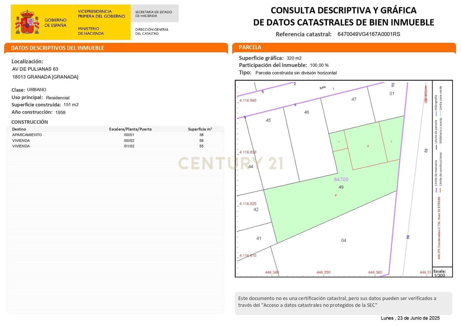 Area Edificabile in vendita in Granada citta - 380.000 € (Rif: 9650384)