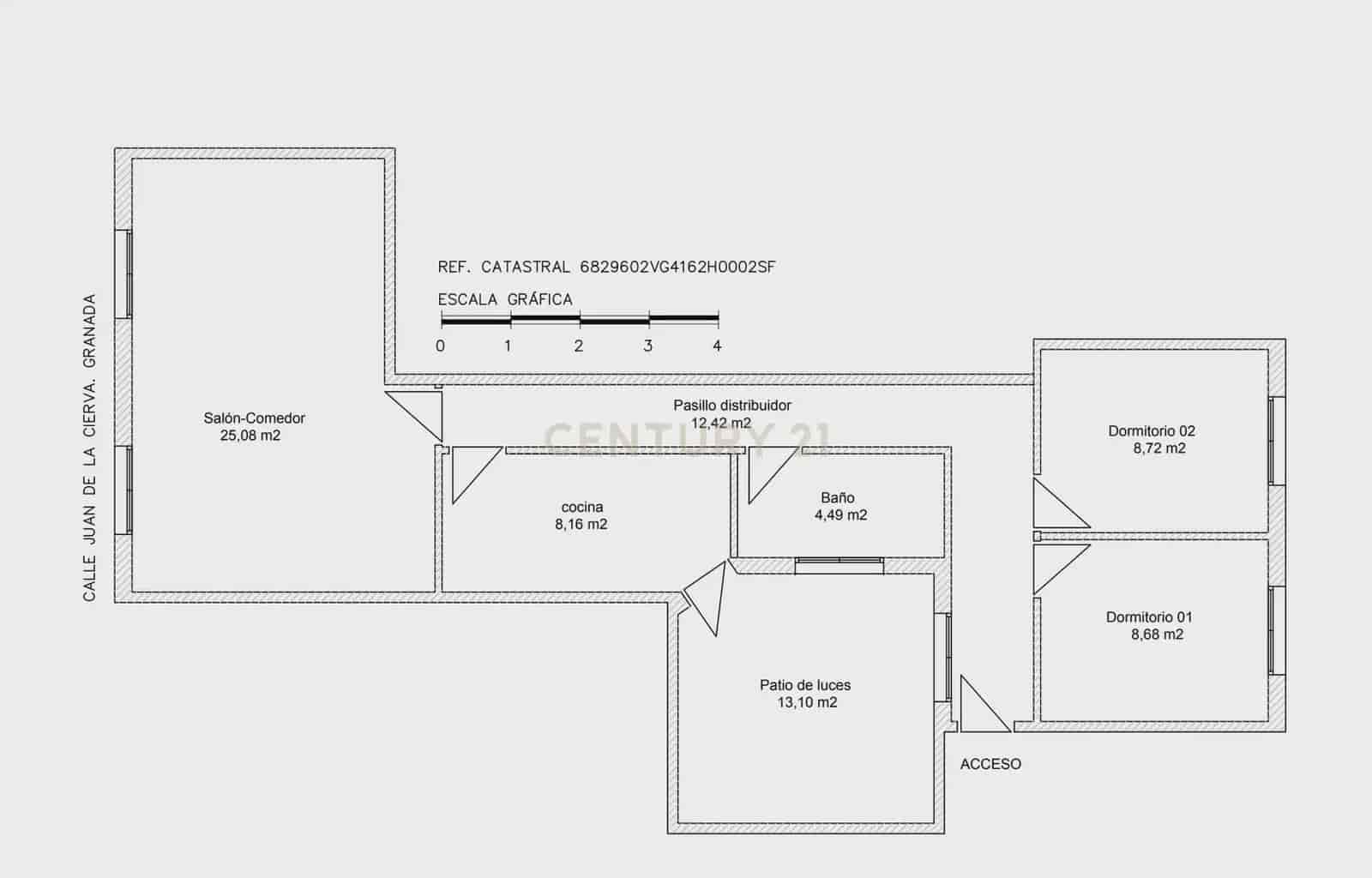 3 slaapkamer Flat te koop in Granada stad - € 170.000 (Ref: 9975973)
