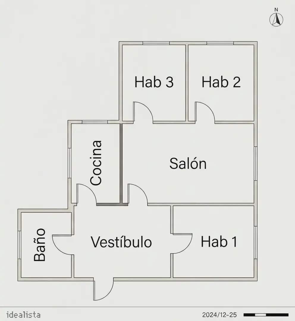 3 bedroom Flat for sale in Granada city - € 199,000 (Ref: 9994676)