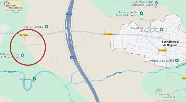 Building Plot for sale in San Cristóbal de Segovia - € 143,000 (Ref: 9765354)