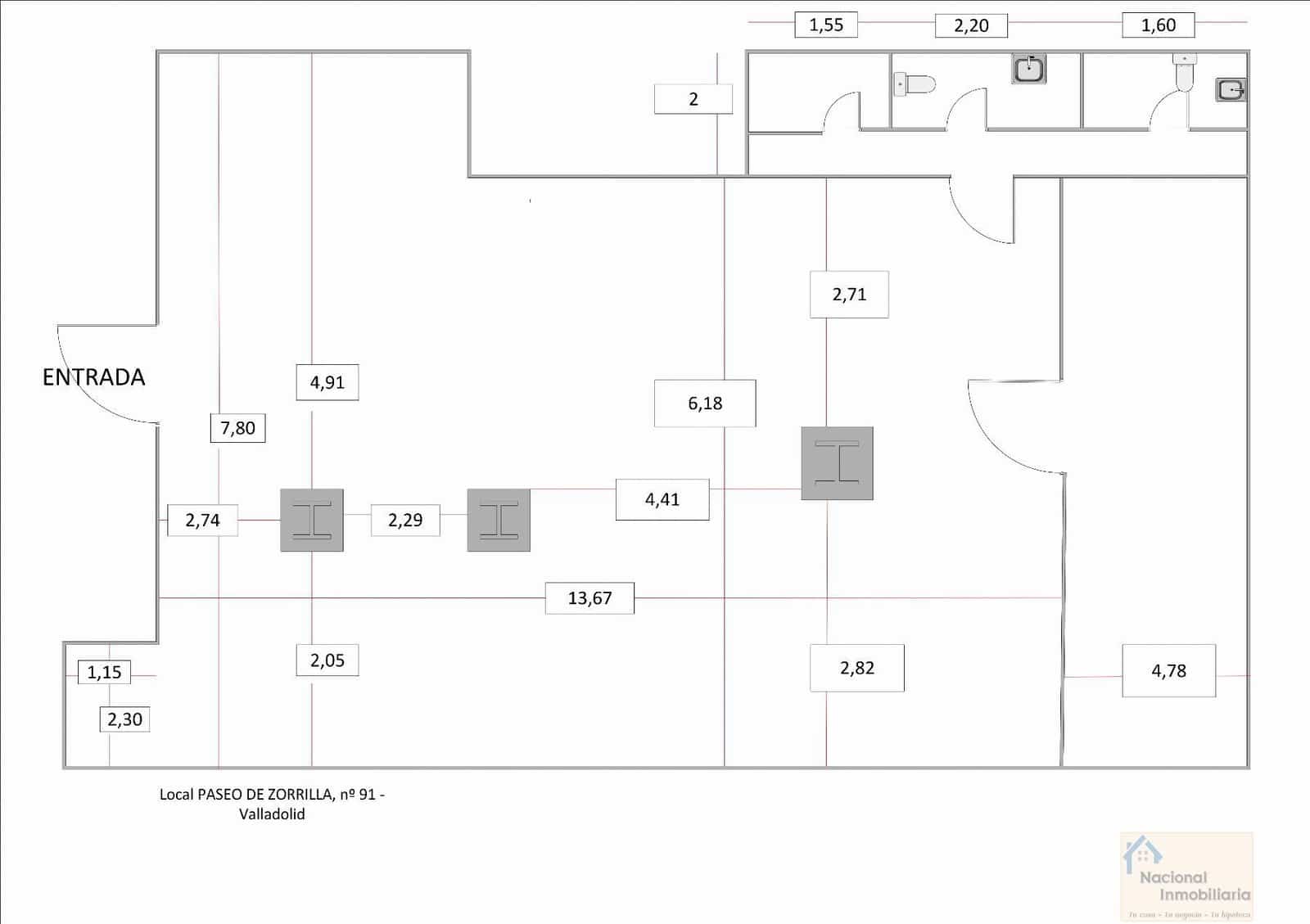 Commercial for sale in Valladolid city - € 160,000 (Ref: 9765395)