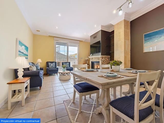 Piso de 3 habitaciones en La Xara, Dénia en alquiler - 1.150 € (Ref: 8874761)