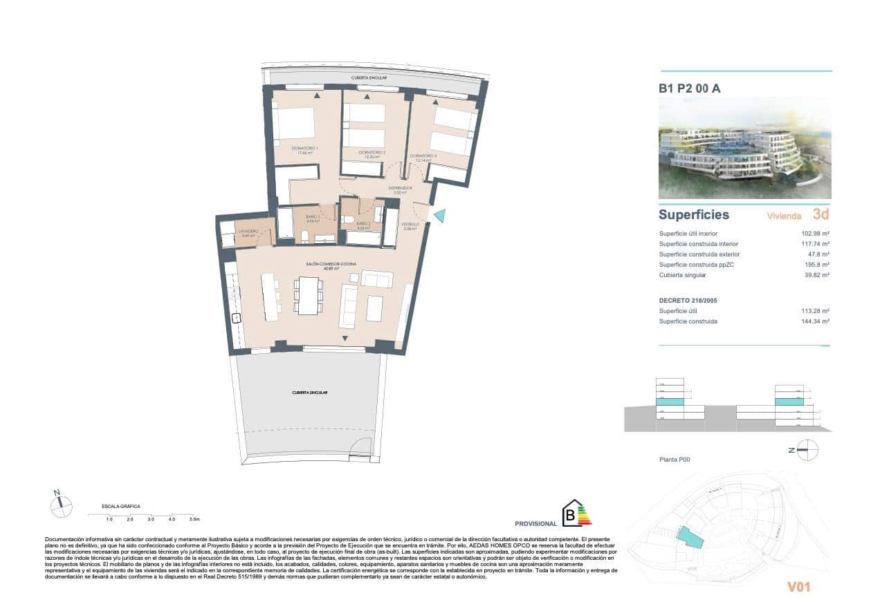 3 bedroom Flat for sale in Estepona with pool garage - € 521,000 (Ref: 8599615)