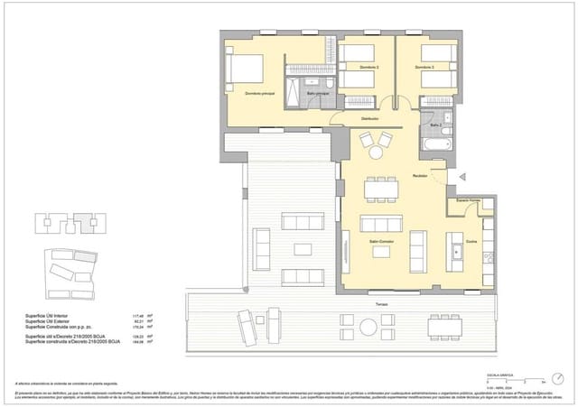 3 bedroom Penthouse for sale in Estepona with pool garage - € 557,000 (Ref: 8623748)