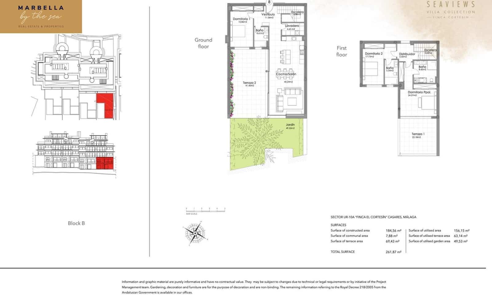 3 soverom Rekkehus til salgs i Casares med svømmebasseng garasje - € 1 200 000 (Ref: 8936974)