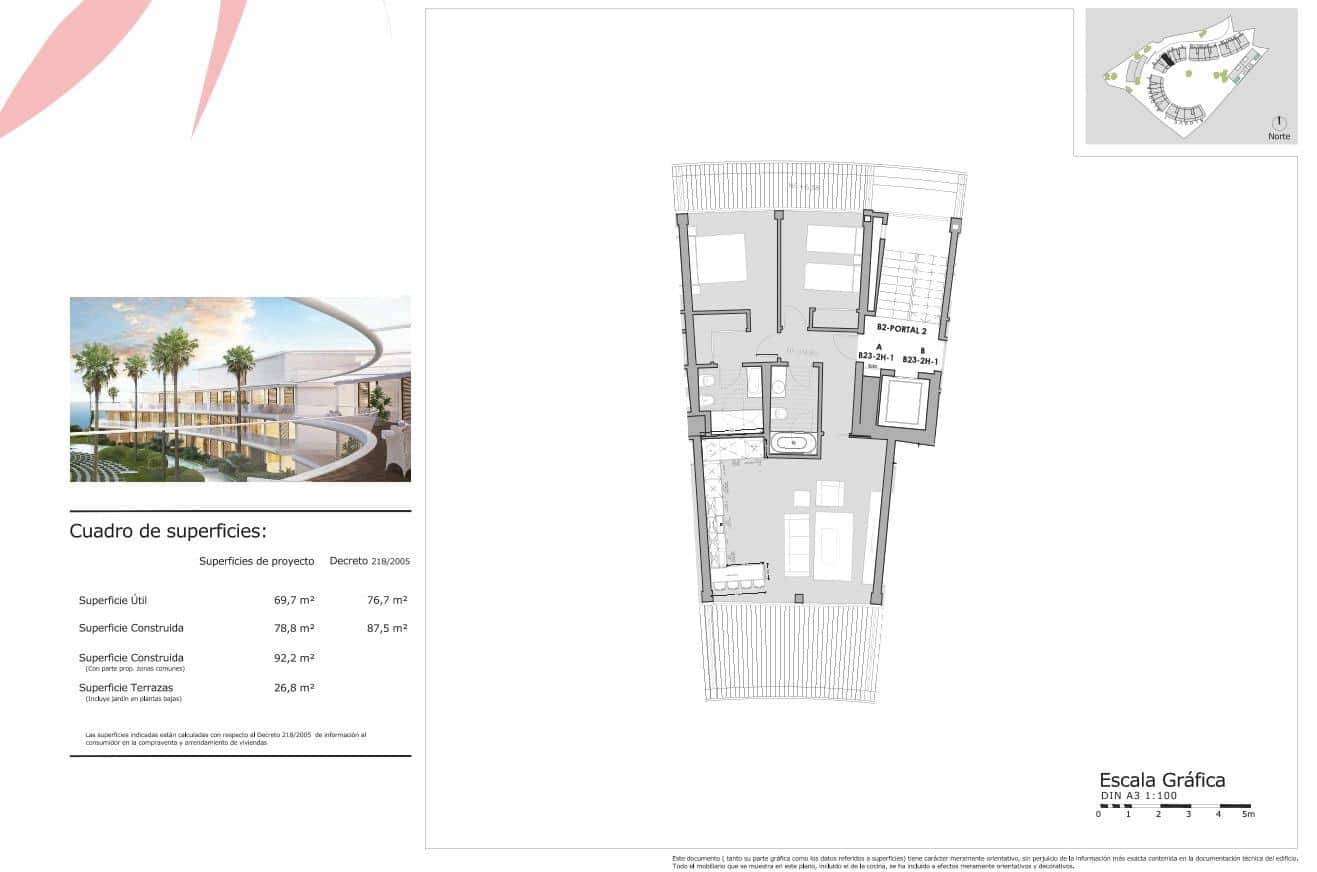 2 soveværelse Lejlighed til salg i Estepona med garage - € 935.000 (Ref: 9095372)