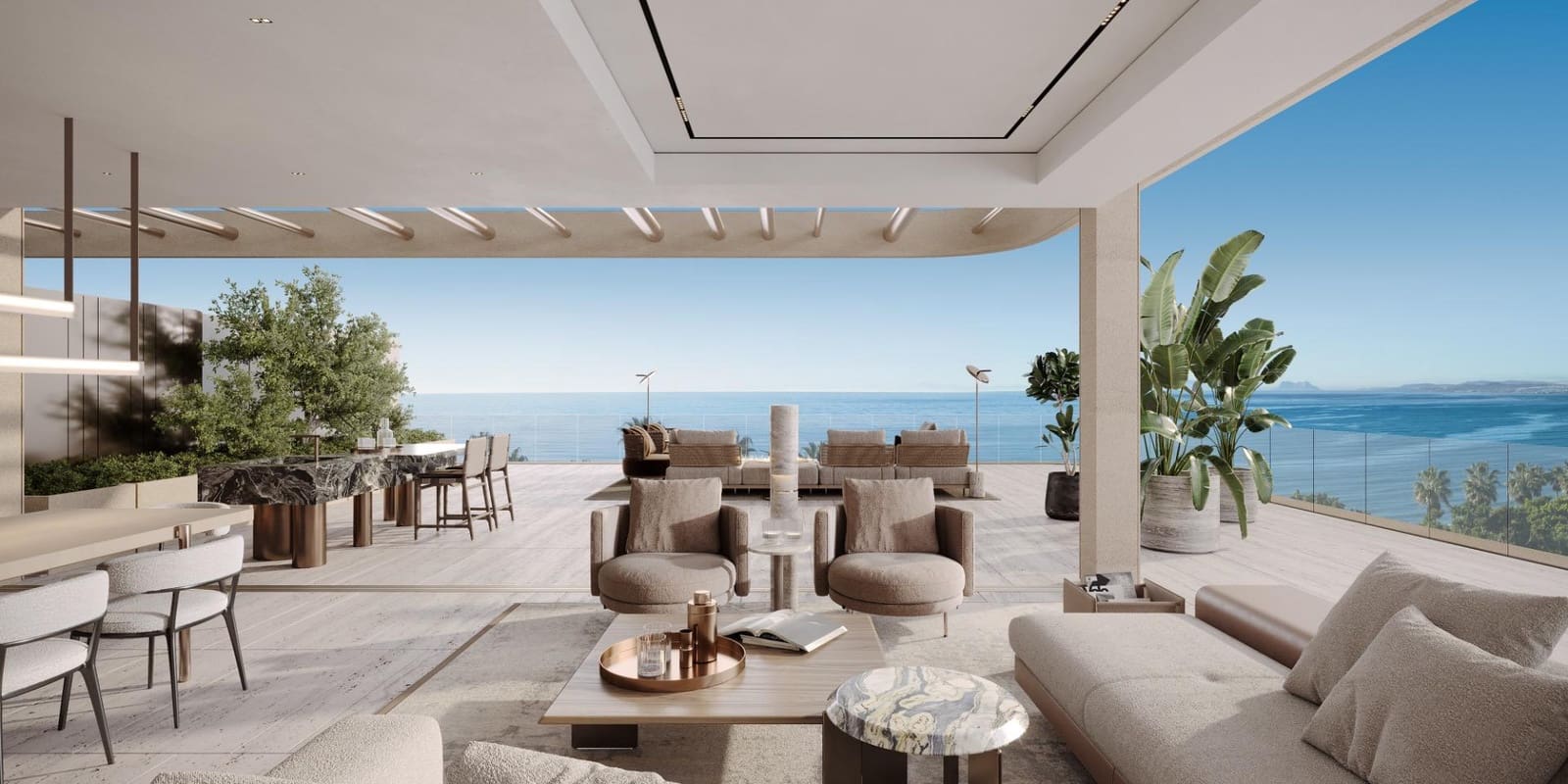 3 chambre Penthouse à vendre à Estepona avec piscine garage - 5 800 000 € (Ref: 9873671)