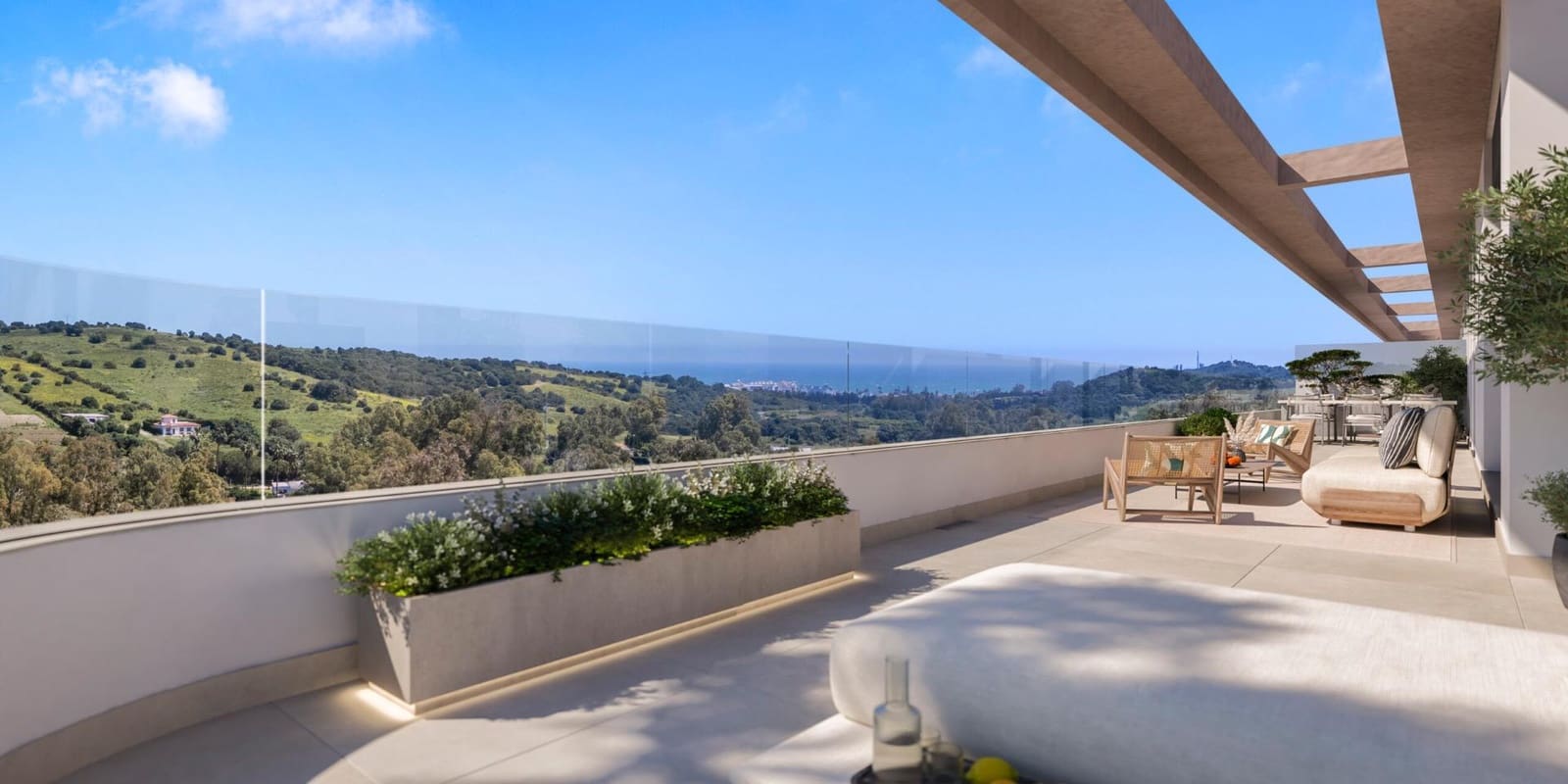 3 chambre Penthouse à vendre à Estepona avec piscine garage - 650 000 € (Ref: 9876570)