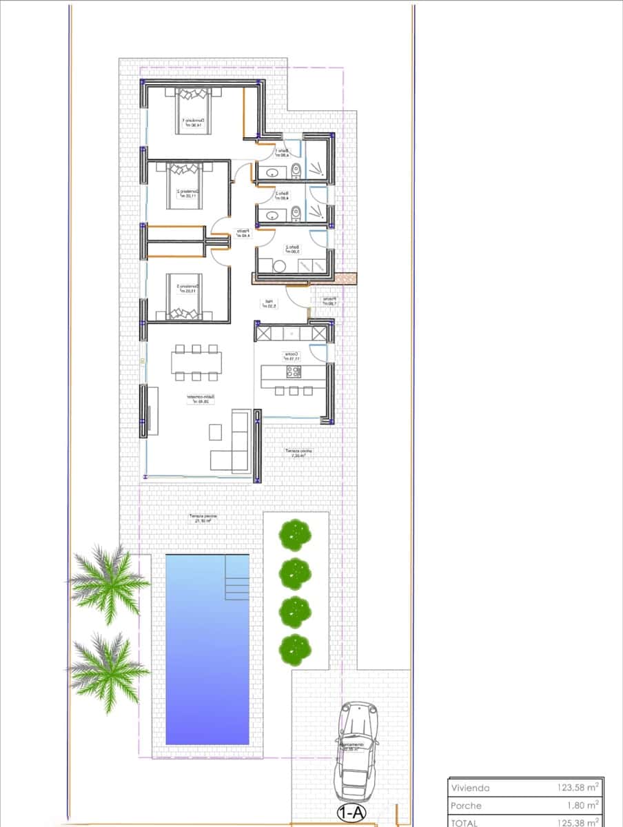 3 quarto Moradia para venda em Els Poblets com piscina - 625 000 € (Ref: 9112798)