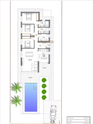 3 sypialnia Willa na sprzedaż w Els Poblets z basenem - 625 000 € (Ref: 9112798)