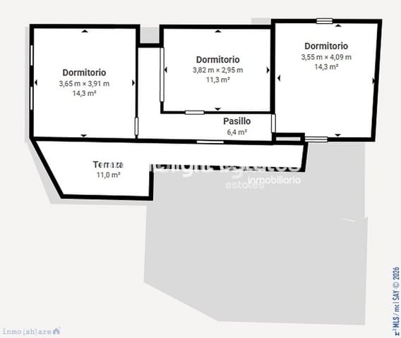 3 bedroom Semi-detached Villa for sale in Benamargosa - € 150,000 (Ref: 10183575)