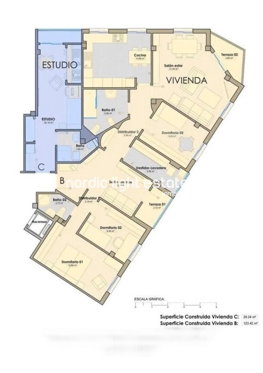 6 soverom Leilighet til salgs i Malaga by med garasje - € 535 000 (Ref: 9289287)