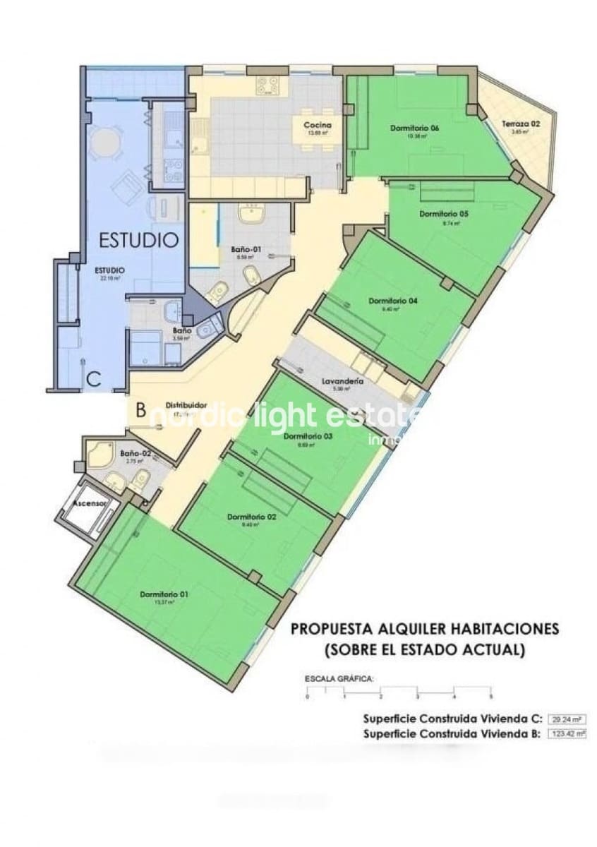 6 soverom Leilighet til salgs i Malaga by med garasje - € 535 000 (Ref: 9289287)