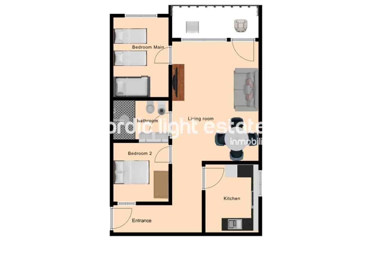 2 soverom Leilighet til salgs i Nerja med svømmebasseng garasje - € 279 000 (Ref: 9336886)