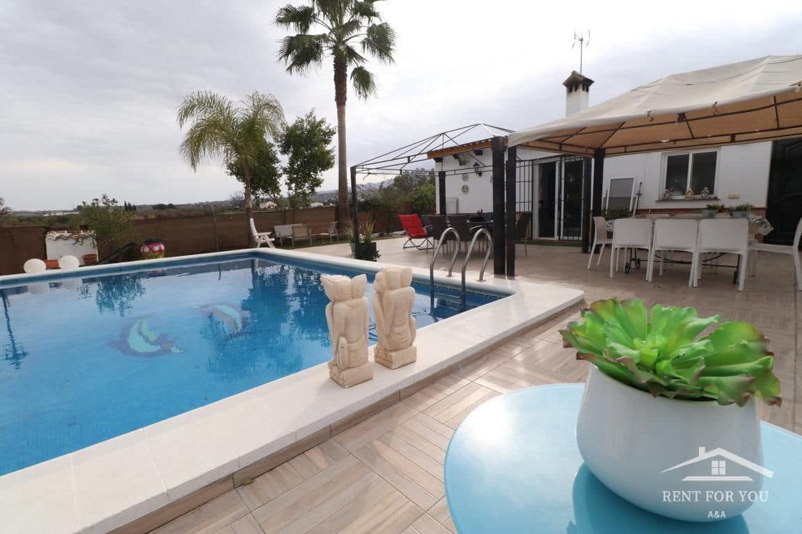 2 slaapkamer Villa te huur in Alhaurin el Grande met zwembad garage - € 1.700 (Ref: 7393919)