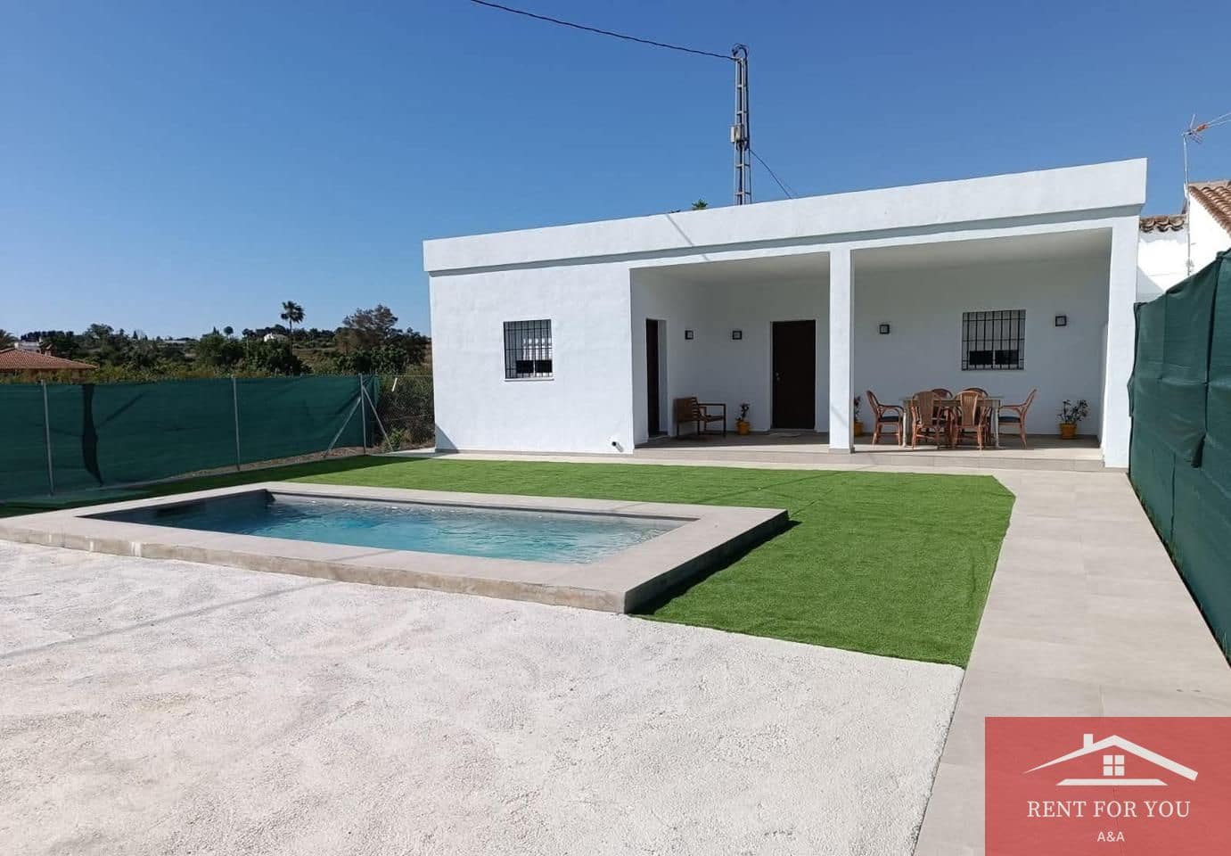 2 sovrum Villa att hyra i Alhaurin el Grande med pool garage - 1 400 € (Ref: 9861010)