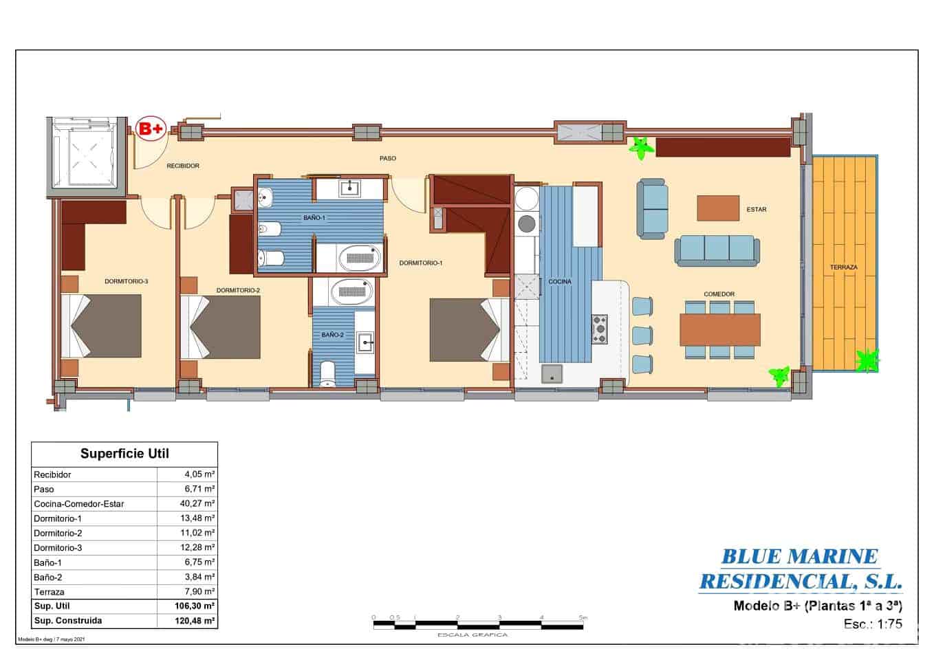 3 bedroom Flat for sale in Vinaros with pool garage - € 499,000 (Ref: 10116168)