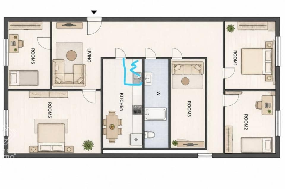 5 bedroom Flat for sale in Valencia city - € 210,000 (Ref: 10116170)
