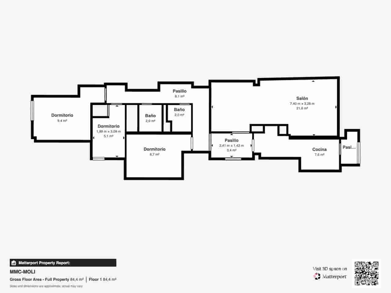3 bedroom Flat for sale in Valencia city - € 315,000 (Ref: 10130683)
