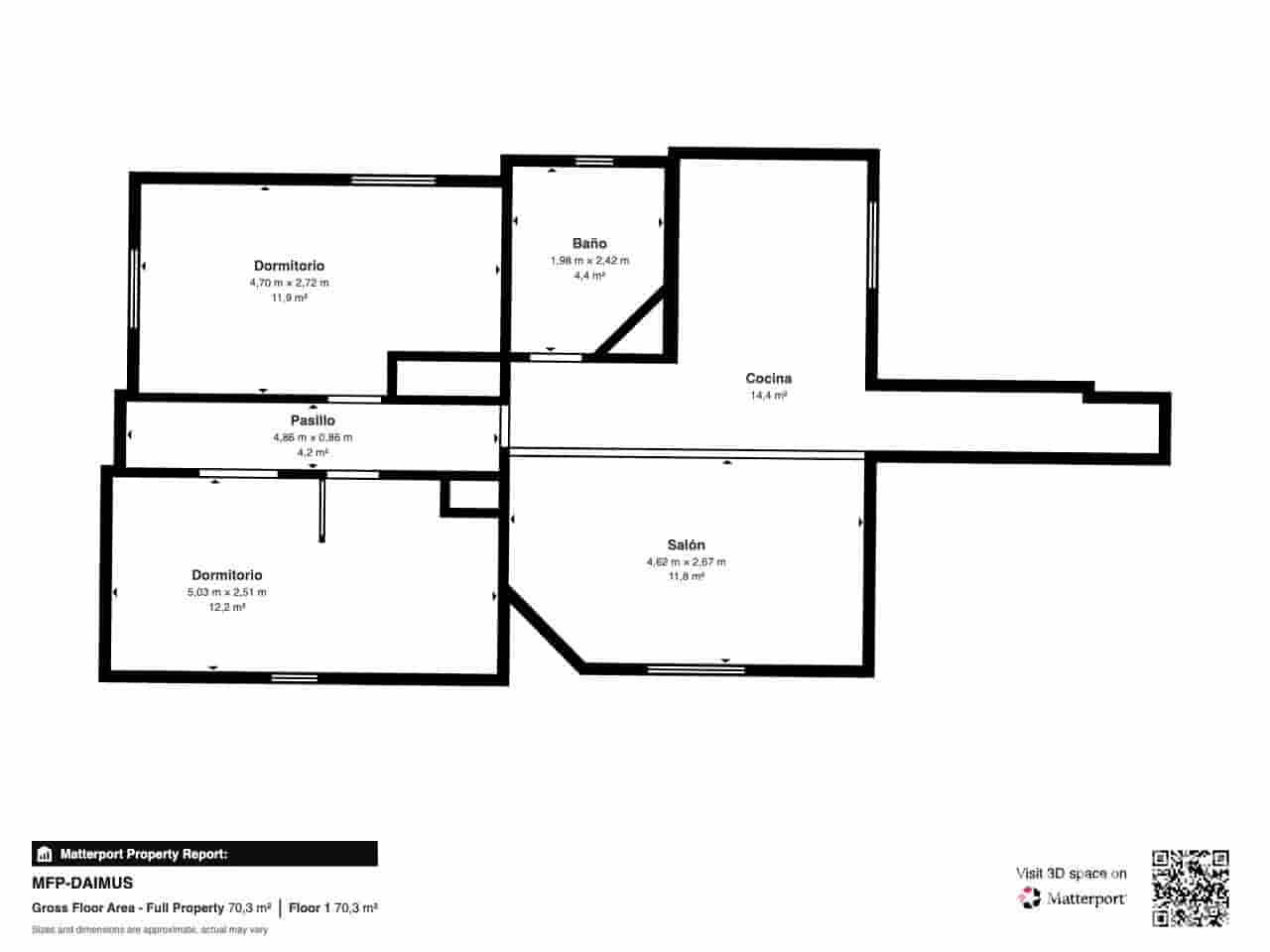 3 sovrum Villa till salu i Daimus med pool garage - 289 000 € (Ref: 10163287)