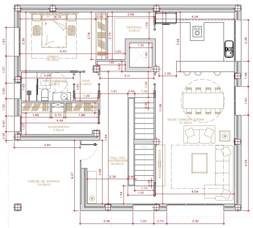 7 makuuhuone Huvila myytävänä paikassa La Marina mukana uima-altaan - 1 491 600 € (Ref: 9345190)