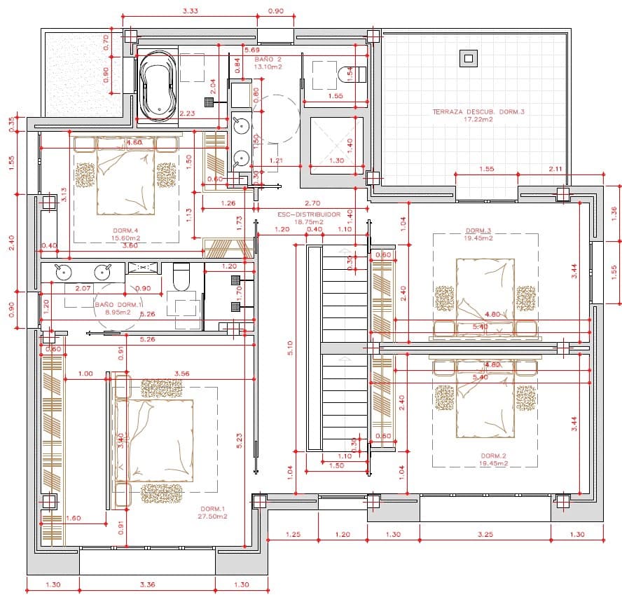 7 makuuhuone Huvila myytävänä paikassa La Marina mukana uima-altaan - 1 491 600 € (Ref: 9345190)