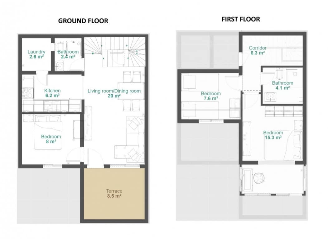 3 bedroom Townhouse for sale in Los Altos with pool - € 279,000 (Ref: 9736002)
