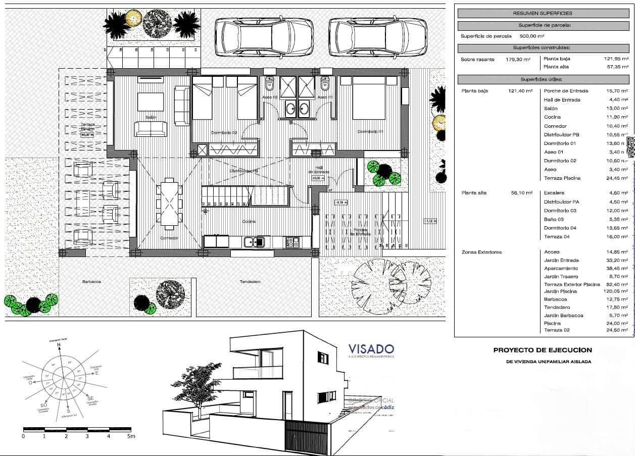 4 bedroom Villa for sale in Conil de la Frontera with pool garage - € 980,000 (Ref: 9548405)