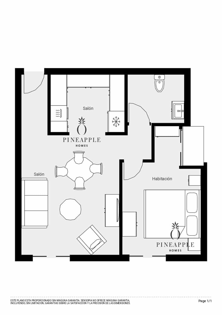 1 makuuhuone Huoneisto myytävänä paikassa Malaga kaupunki mukana 
autotalli - 440 000 € (Ref: 10034256)