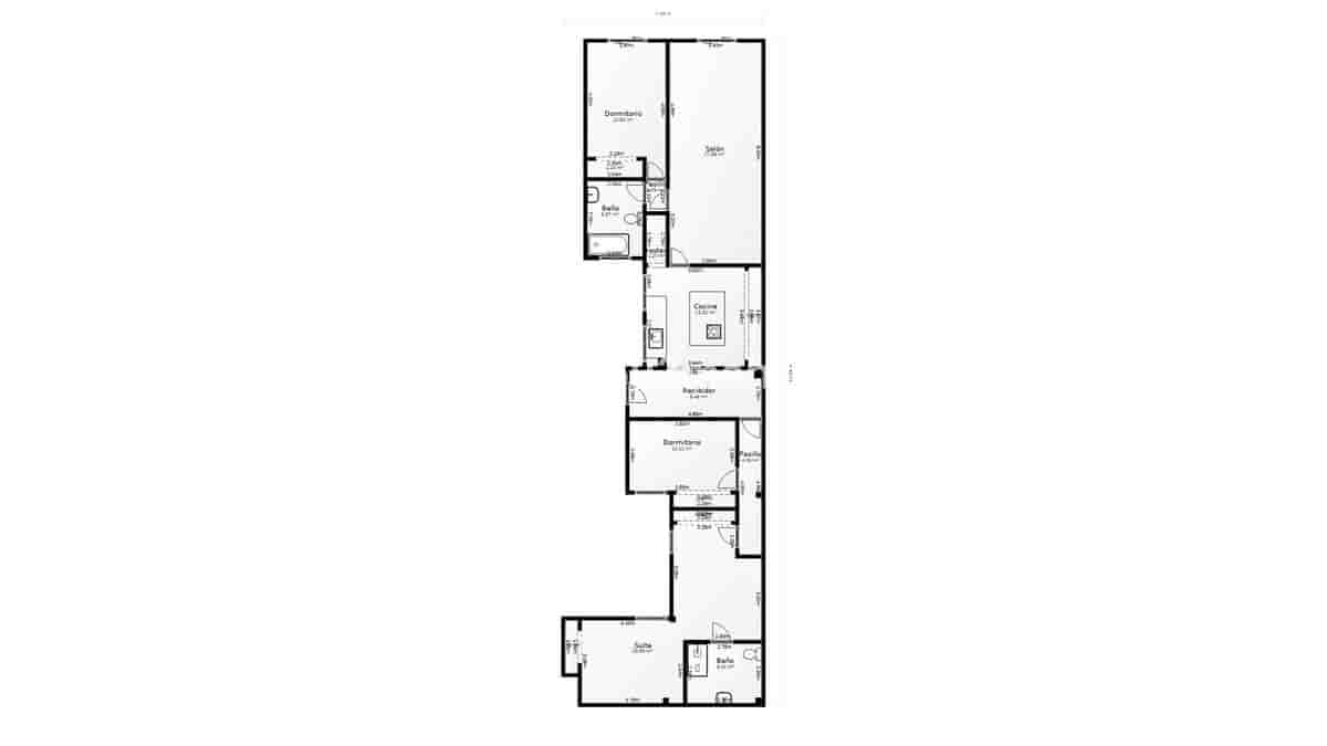 3 makuuhuone Huoneisto myytävänä paikassa Malaga kaupunki - 350 000 € (Ref: 10084968)