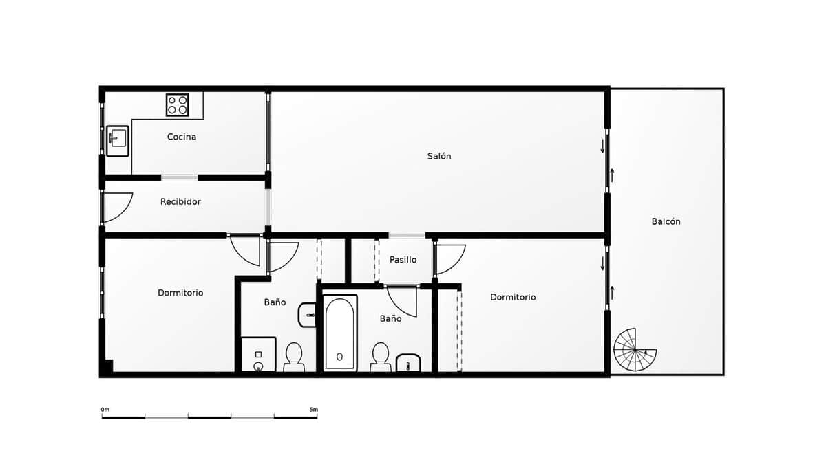 2 sovrum Lägenhet till salu i Torrequebrada med pool - 335 000 € (Ref: 10084979)